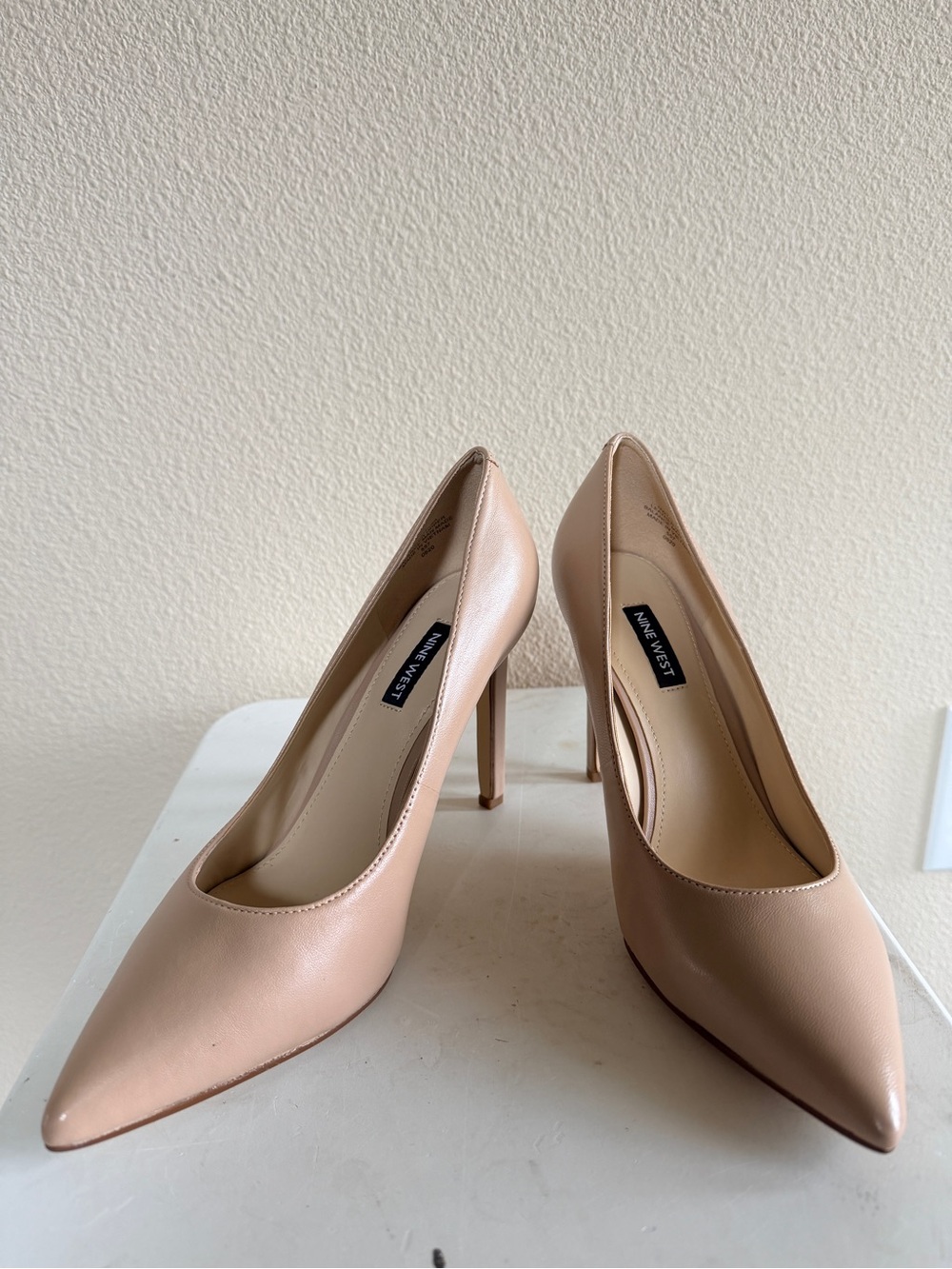 Nine West Nude Blush Pointed Stiletto Pumps